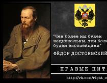 Fjodora Mihailoviča Dostojevska citāti, domas, teicieni Fjodora Mihailoviča Dostojevska citāti